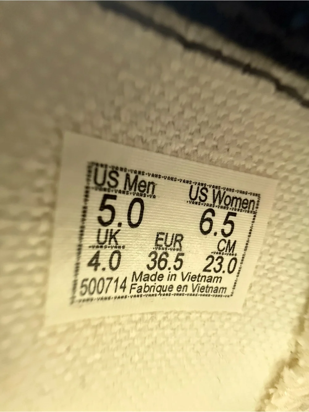Vans classic slip